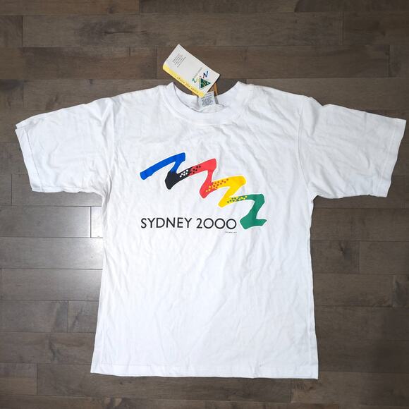 Source Unknown Other - New Vintage Sydney 2000 Olympics T Shirt XXL Australian Made NWT 1997 Logo